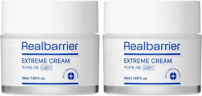 리얼베리어 익스트림 크림 라이트, 50ml, 2개 - 쿠팡