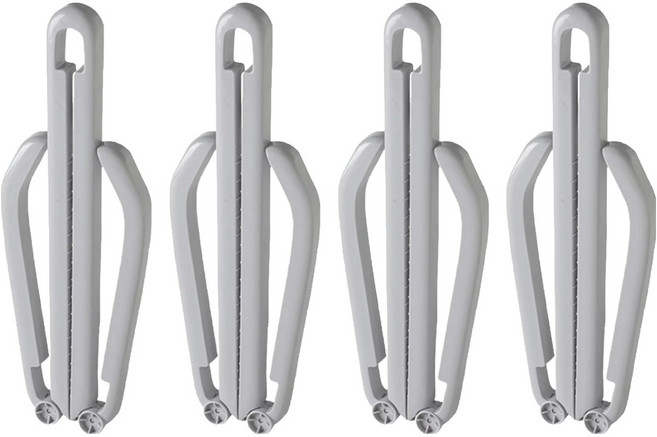 해피굿즈 롱부츠 보관 접이식 휴대용 부츠키퍼, 그레이, 4개