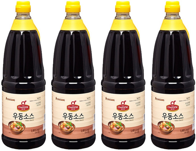 쉐프원 우동소스, 1.68L, 4개