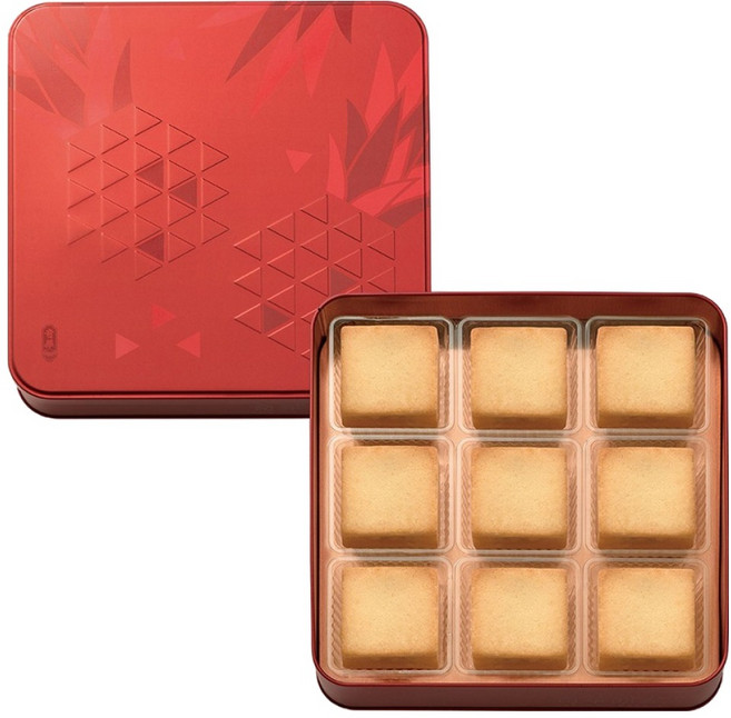 기화병가 3믹스 과일 펑리수 레드, 450g, 1개