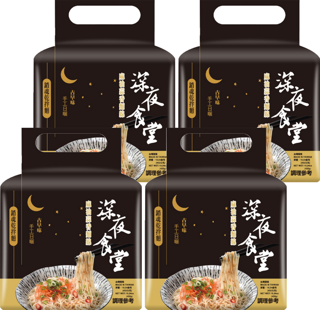 CHI-SHENG 耆盛食品 深夜食堂 麻油蒜香麵線 108g, 16包