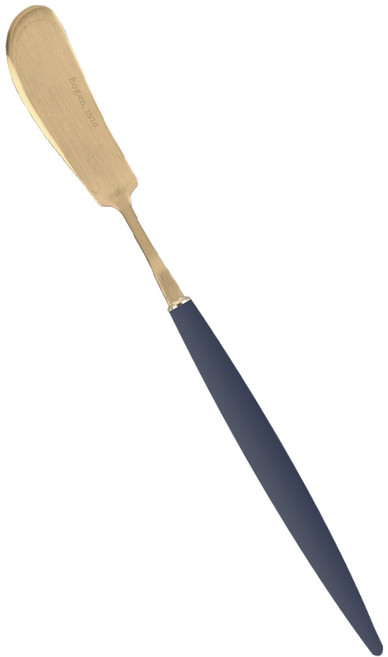 백산 보겐 에펠 골드 커트러리 버터나이프 BK, 블루, 1개