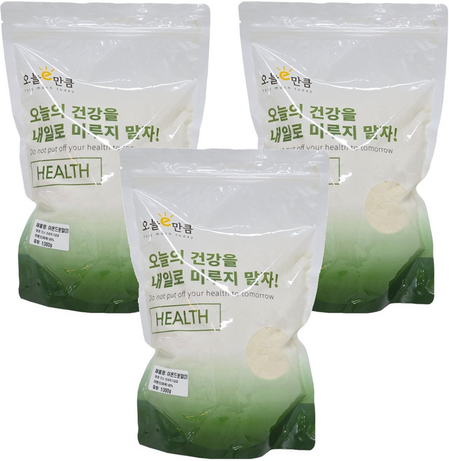 아몬드 분말, 1kg, 3개