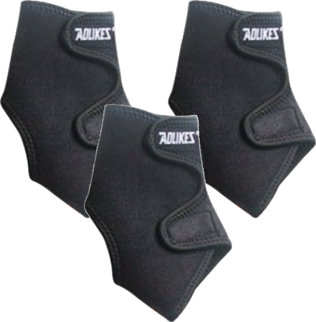 AOLIKES 奧力克斯 運動護踝, 3雙, 黑色