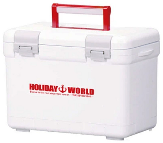 SHInWA 伸和 Holiday World LC釣魚露營多功能保冷冰桶, 7L, 白色