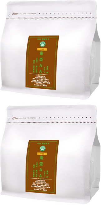 eCOFFEE 壹咖啡 精品莊園 肯亞 AA水洗, 200g, 2包, Whole Bean