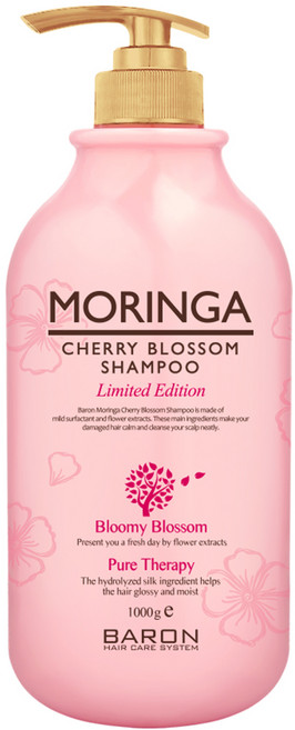 바론 모링가 샴푸 체리블라썸, 1kg, 1개