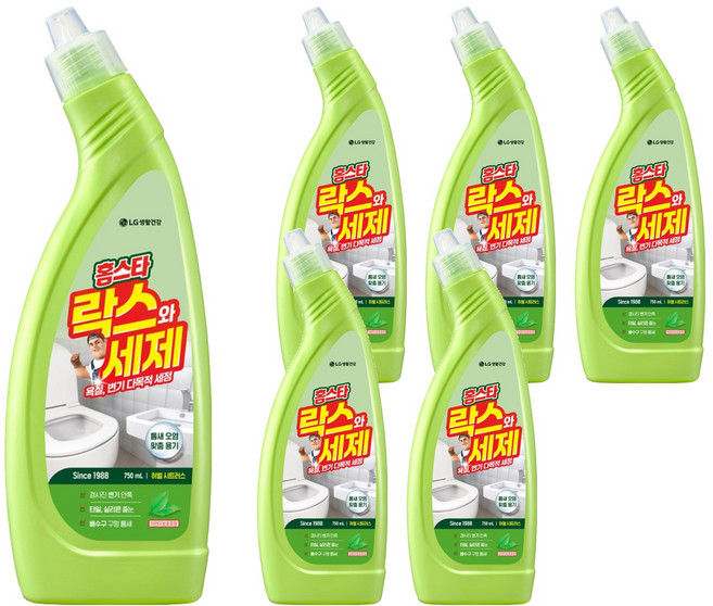 홈스타 락스와 세제 허벌시트러스, 750ml, 6개
