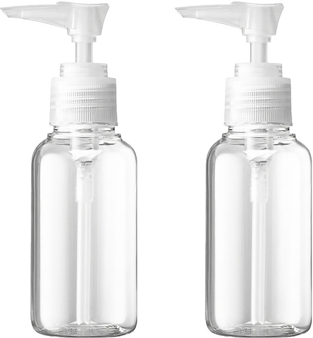 MEKO 圓形長嘴押瓶 75ml, 透明色, 2個