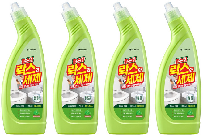 홈스타 락스와세제 허벌 시트러스, 750ml, 4개