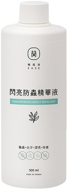 EASE 簡易淨 閃亮地板精華液 除菌驅蟲潔亮芳香四效合一 添加台灣小農茶樹純露 尤加利香茅, 500ml, 1瓶