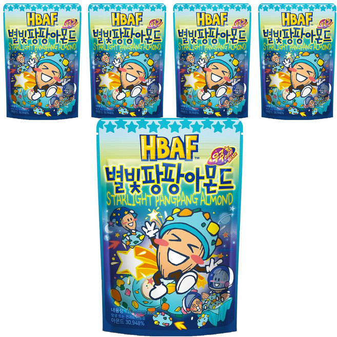 바프 별빛팡팡 아몬드, 120g, 5개