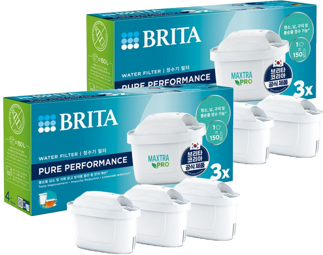 BRITA 濾水器濾芯 Maxtra Pro Pure Performance 3入, 2個, 單一商品