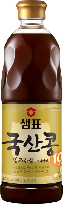 샘표 국산콩 양조간장, 860ml, 1개