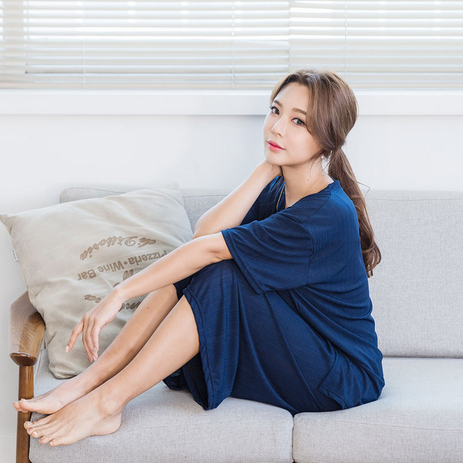DS DOSSY 女性涼感短袖睡衣套裝