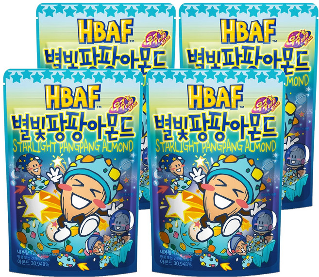 바프 별빛팡팡 아몬드, 120g, 4개