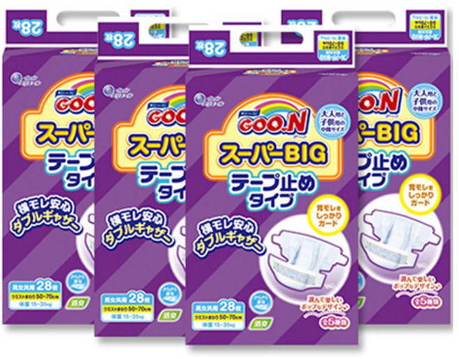 군 슈퍼빅 기저귀 밴드형 남여공용 특대형, 빅형(Big), 112매