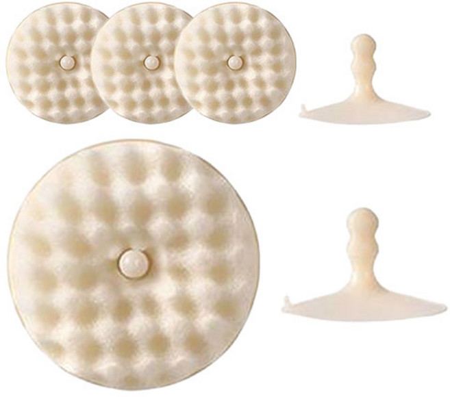 아싸레 주방 흡착스펀지 도넛 수세미, 2개입, 2개