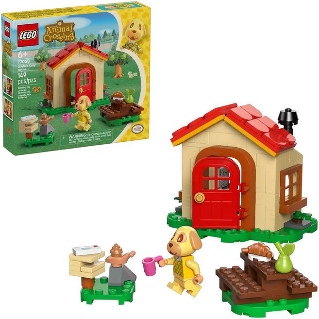 LEGO 77058 動物森友會 牛奶糖的小家 Goldie's Cozy House, 1套, 混和顏色