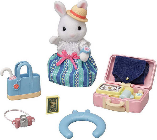 EPOCH Sylvanian Families 森林家族 白兔媽媽旅行組 3歲以上, 1盒