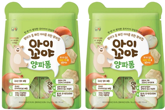 아이꼬야 감자퐁 과자, 30g, 2개, 양파 - 쿠팡