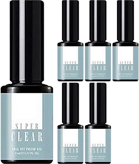 그라시아재팬 슈퍼클리어 탑 젤, 투명, 6개, 11ml