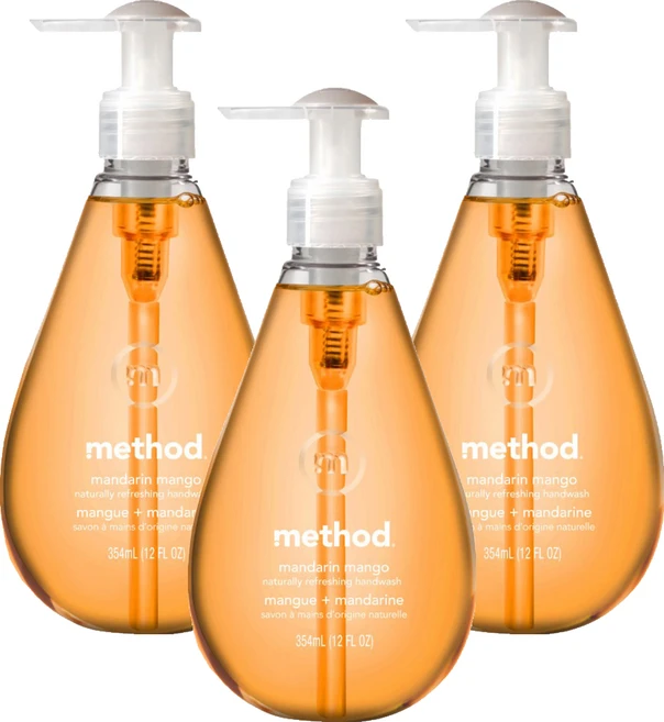 메소드 고보습 핸드워시 만다린 망고, 354ml, 3개 - 쿠팡