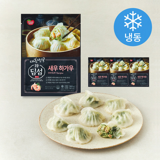 동원 딤섬 새우하가우 (냉동), 300g, 4개