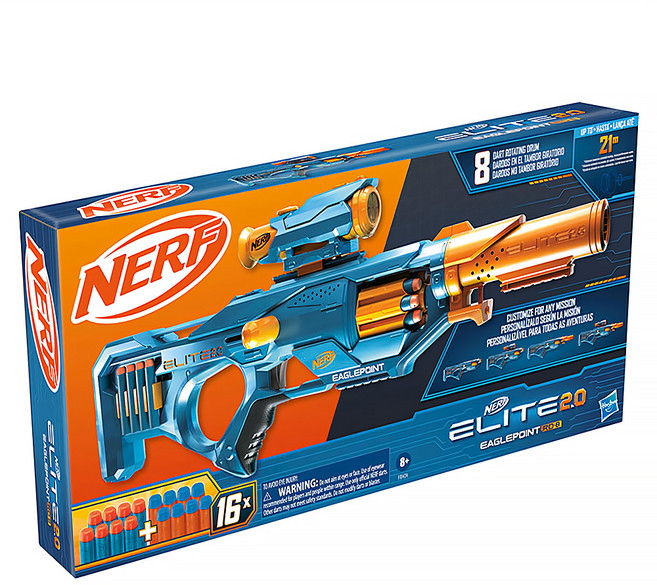 Hasbro 孩之寶 NERF 樂活打擊 菁英系列 射擊器, 鷹眼突擊, 1盒