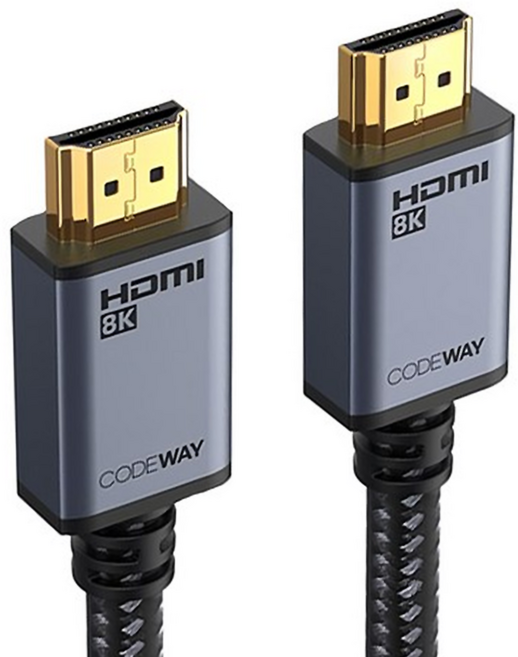 CODEWAY HDMI 2.1版60Hz UHD 傳輸線, 1條, 2m