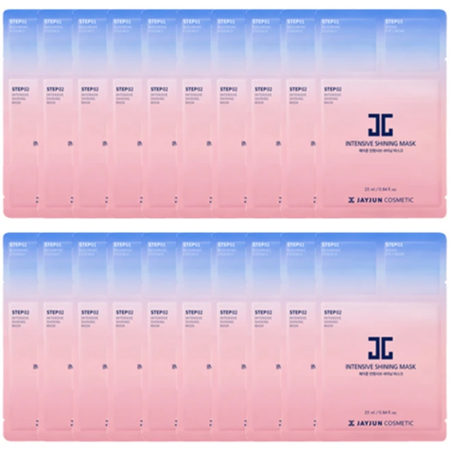 제이준 인텐시브 샤이닝 3 STEP 마스크팩 1.5ml, 1개입, 20개 - 쿠팡