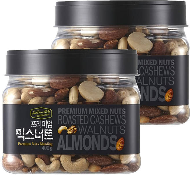 리치팜너트 프리미엄 믹스넛, 400g, 2개