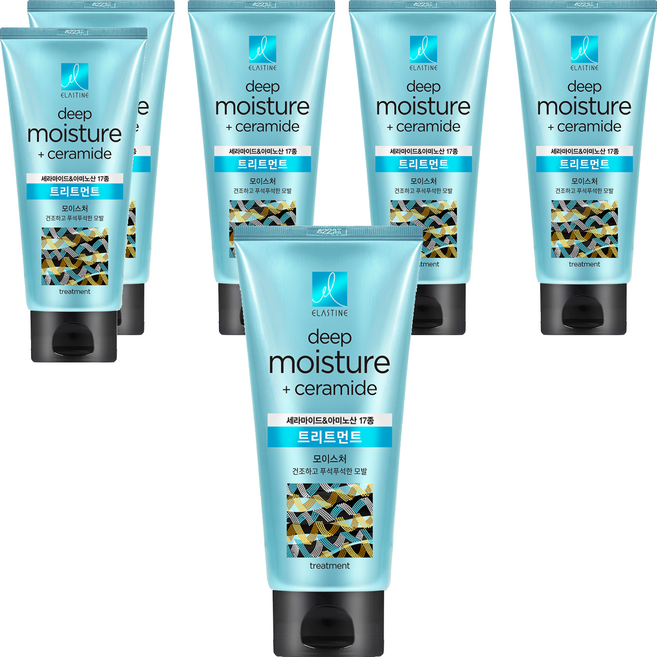 엘라스틴 세라마이드 모이스처 헤어트리트먼트, 300ml, 6개