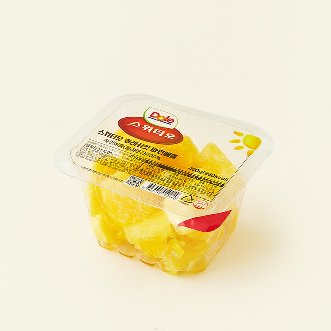 스위티오 후레쉬컷 파인애플, 400g, 1개