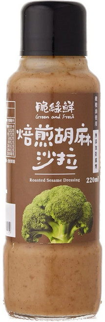 KOKUMORI 穀盛 脆綠鮮沙拉 焙煎胡麻, 220ml, 1瓶