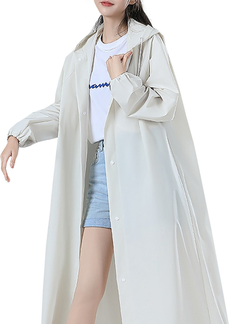 時尚男女加厚EVA雨衣