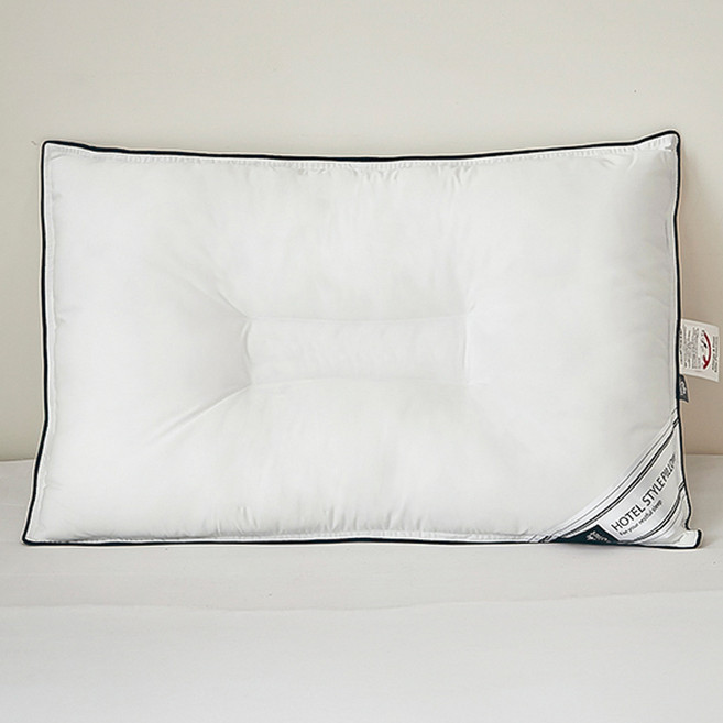 코멧 홈 진드기세이프 호텔식 프리미엄 마이크로화이버 경추형 베개솜, 화이트, 1개