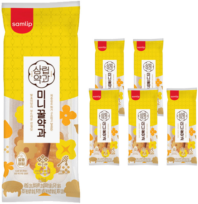 삼립 미니 꿀약과, 70g, 6개