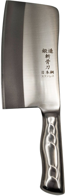 RiteNife Taiwan 正士 鍛造之舖 斬骨刀 刃長180mm 450g, 銀色, 1支