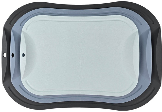 도블레 국산 특허받은 칼집나지 않는 항균도마, 1세트, L 차콜 + M 블루그레이 + S 스카이블루