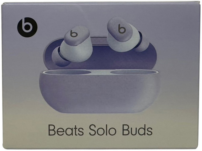 Beats Solo Buds 真無線藍牙入耳式耳機 清晰平衡調音 雷射切割透氣孔 舒適聆聽體驗, A3150 + A3151 + A3152, 極光紫