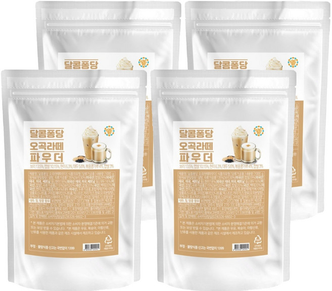 달콤퐁당 오곡라떼 파우더, 1kg, 1개입, 4개
