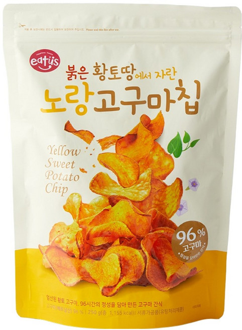 이더스 고구마 96% 노랑 고구마칩, 250g, 1개