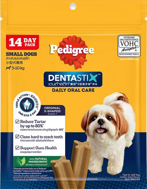 페디그리 강아지 덴타스틱 스몰, 치아 관리, 210g, 1개