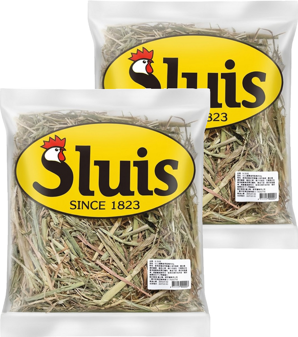 Sluis 健康黃燕麥草 R-S100, 450g, 2包