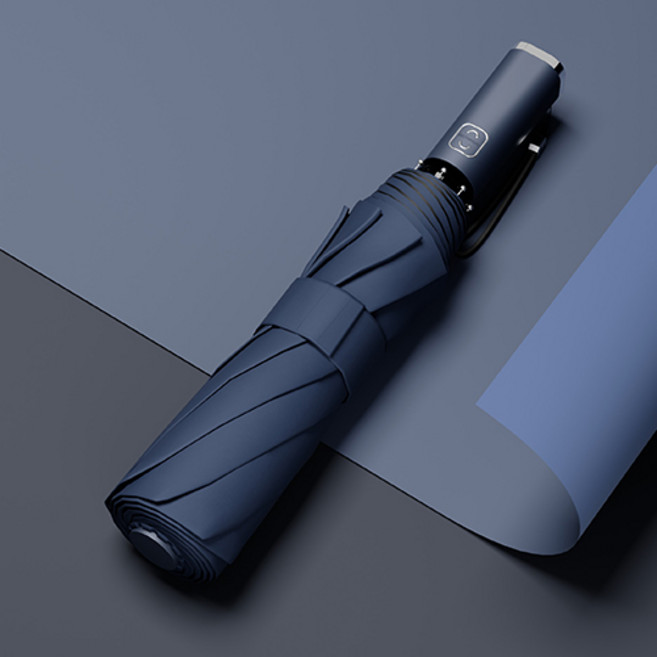 준성 암막 양산 접이식 튼튼한 3단 자동 우산