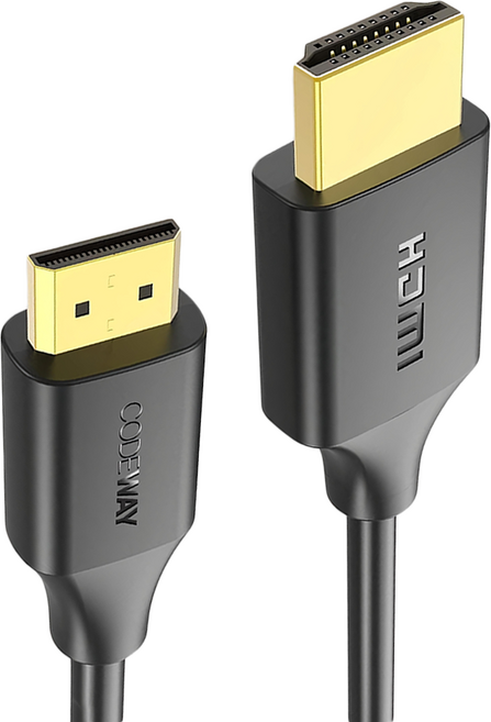 CODEWAY 4K Mini-HDMI轉HDMI 2.0影音傳輸線, 1條, 1m