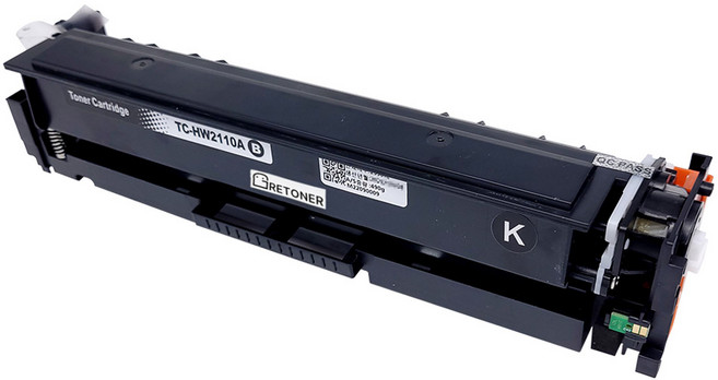 HP 206A W2110A 호환 재생 토너, 검정, 1개