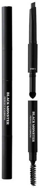 블랙몬스터 퍼펙트 아이브로우 키트, 내추럴 블랙, 1개