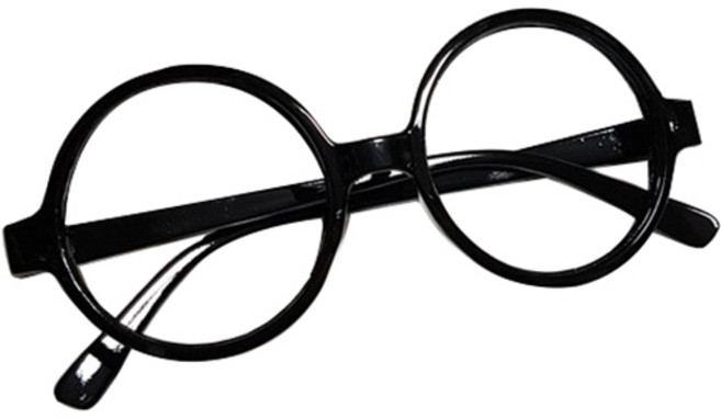 Party Uniform 哈利波特角色扮演眼鏡架 HP08, 黑色, 1